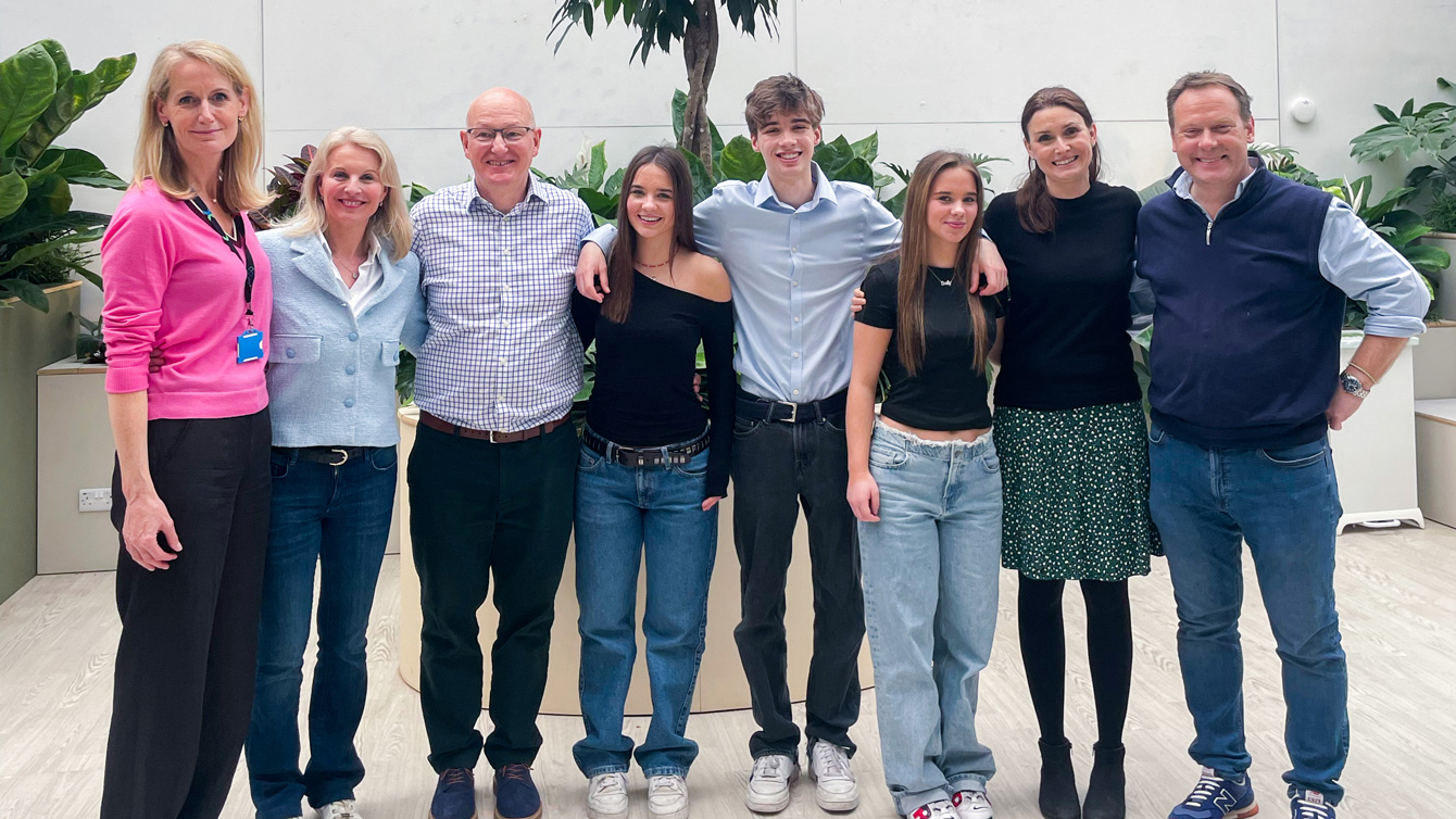 Three little miracles reunite 17 years later at Chelsea and Westminster Hospital