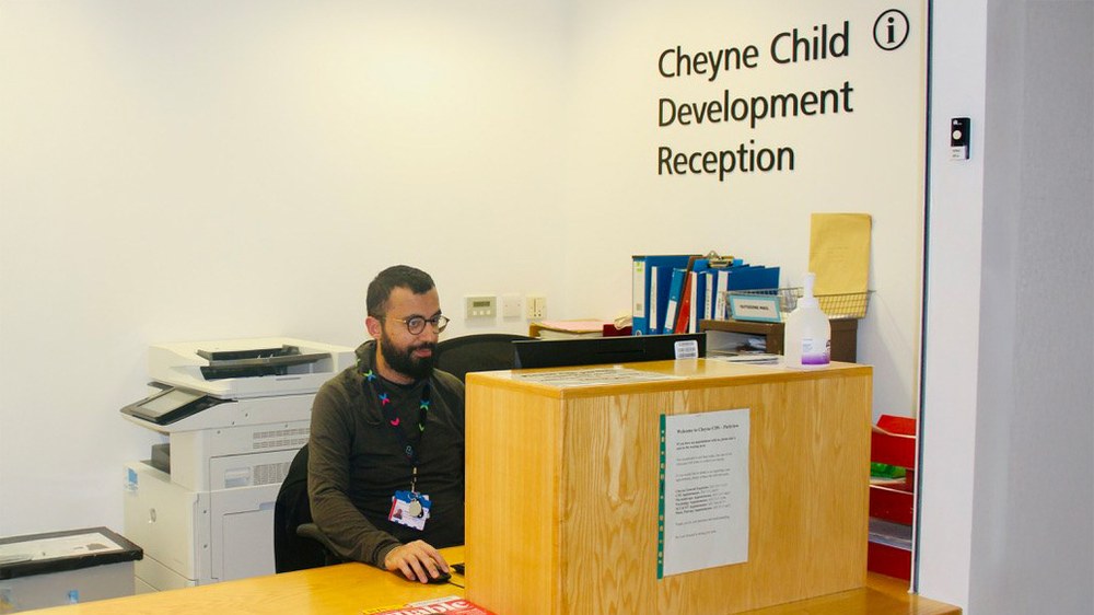 Reception of Cheyne Child Development Service (Parkview)
