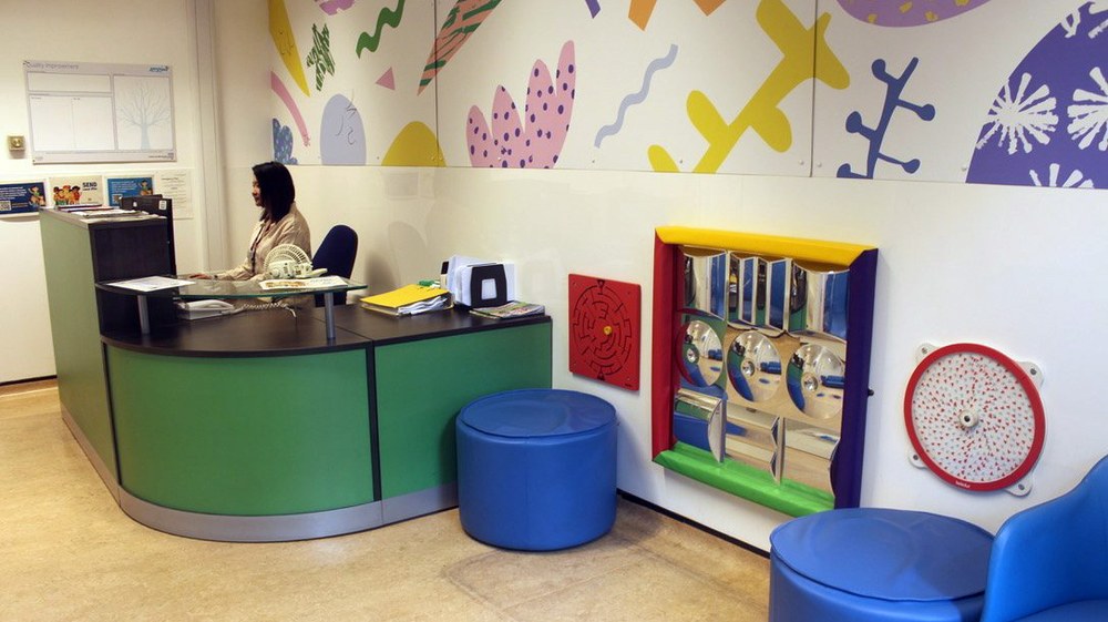Waiting room of Cheyne Child Development Service (Chelsea and Westminster)